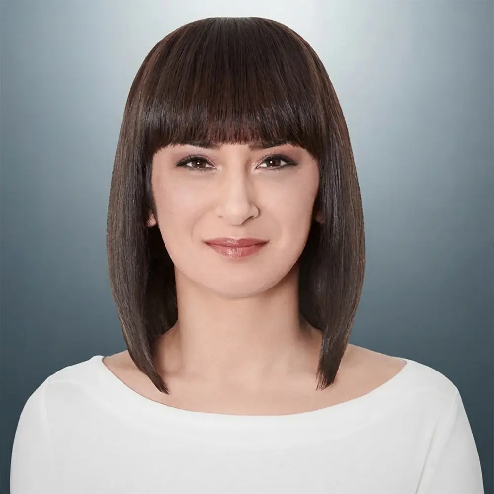 Natürlich wirkender Haarersatz mit hairtalk Hairwear für Damen im Salon Stadtroda