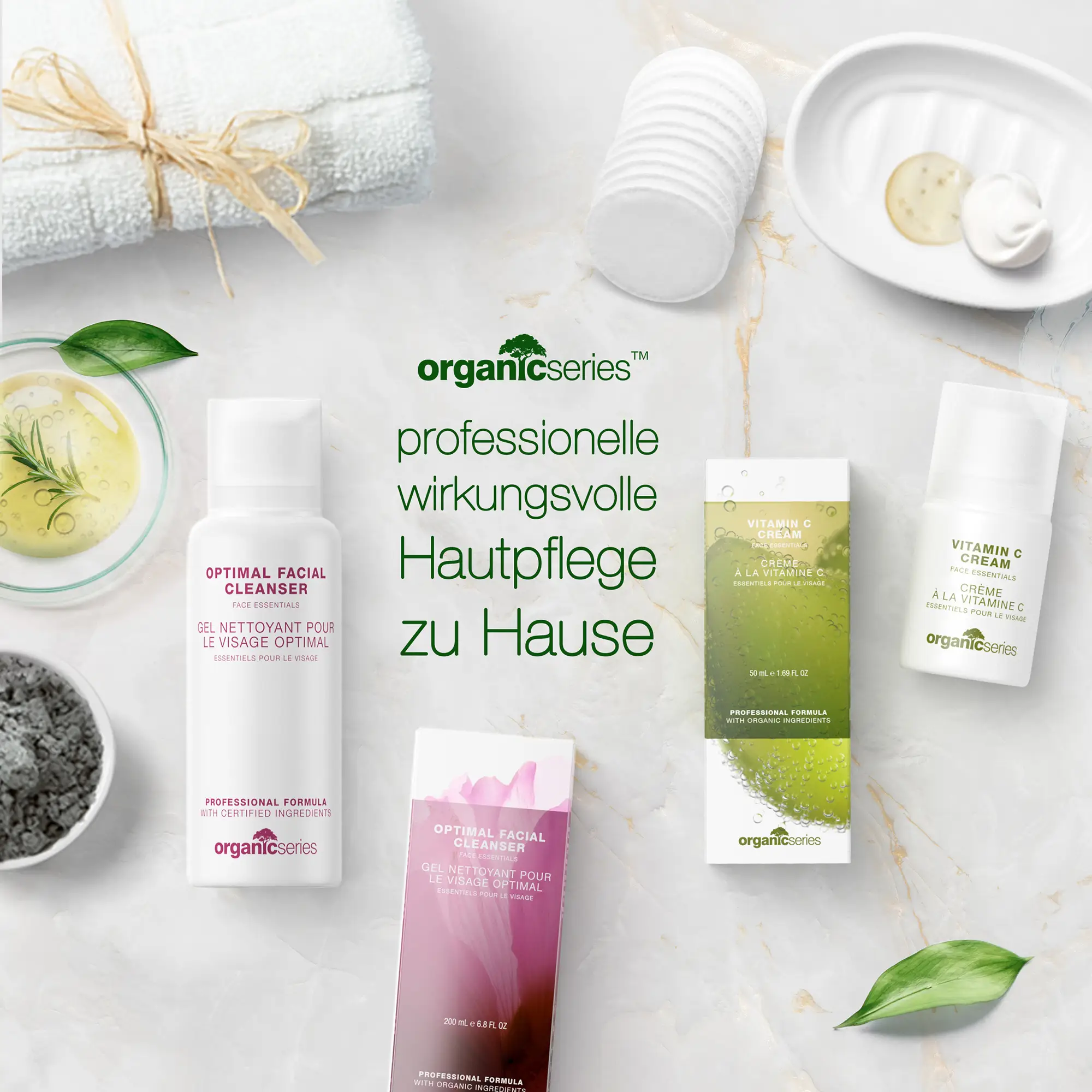 OrganicSeries Hautpflege für zu Hause im Kosmetikstudio Stadtroda