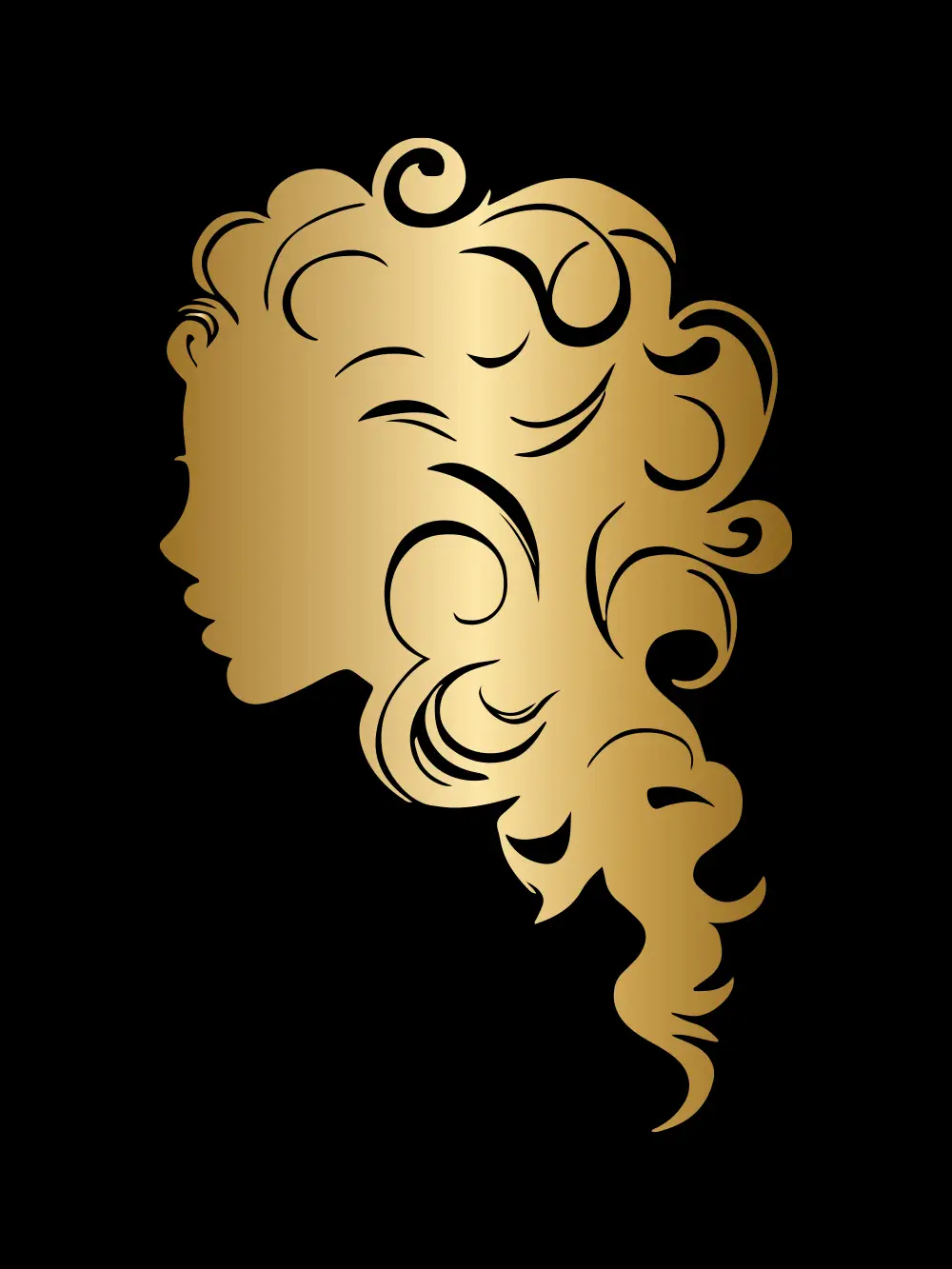 Grafisches Haar-Icon für Professional Hairstylist Carola Heedrich im Salon schauhair Stadtroda